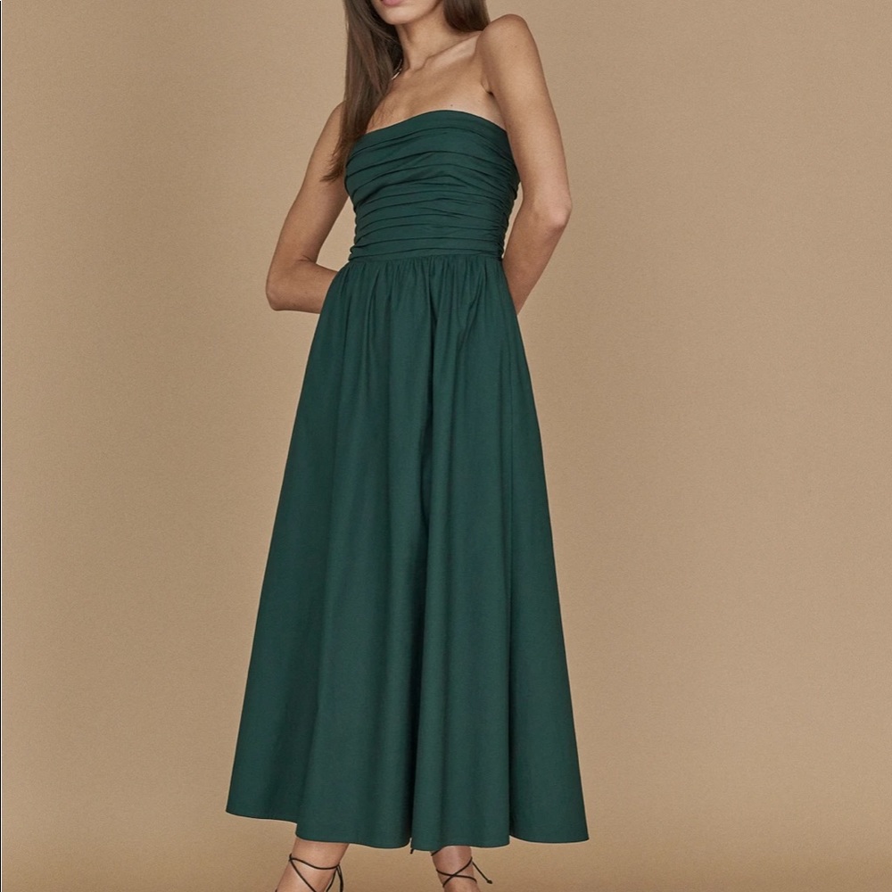 Reformation Lissa Dress (Forest)